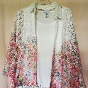 Alfred Dunner Soft Spoken Layered Top